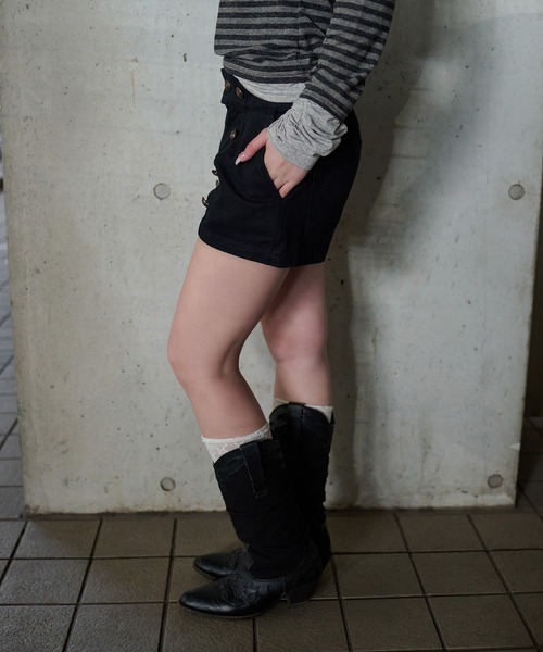 sedacle girl(セダクルガール)の「ナポレオンマイクロパンツ(その他パンツ・レディース・ネイビー/ブラック・MEDIUM/SMALL)」の4枚目の写真