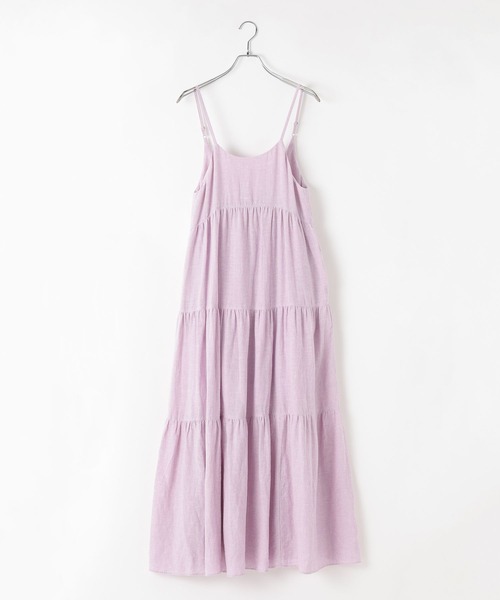 bijorie(ビジュリィ)の「【bijorie】ティアードキャミワンピース(ワンピース・レディース・ブラウン系/ブルー系/ライラック・FREE)」の21枚目の写真