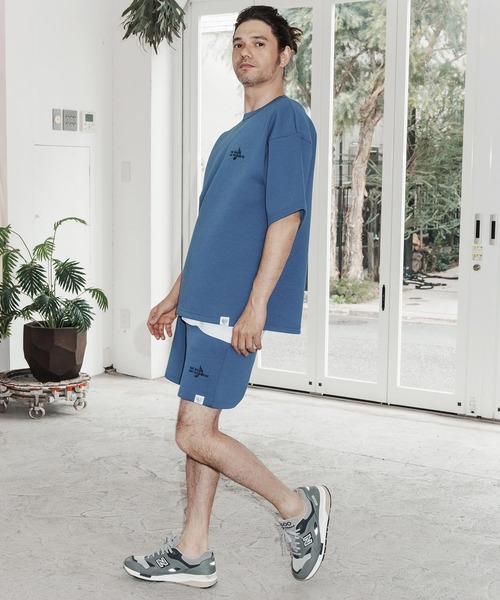No Rain No Rainbow(ノーレインノーレインボー)の「mt10385-cardboard knit T-shirt with two-tone embroidery Tシャツ(NR26S-19)(Tシャツ/カットソー・メンズ・ホワイト/ブルー/ブラック・XL/L/M/S)」の20枚目の写真
