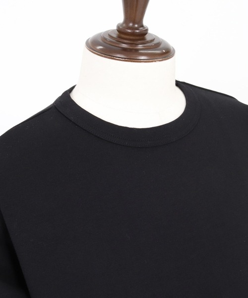 No Rain No Rainbow(ノーレインノーレインボー)の「mt10385-cardboard knit T-shirt with two-tone embroidery Tシャツ(NR26S-19)(Tシャツ/カットソー・メンズ・ホワイト/ブルー/ブラック・XL/L/M/S)」の13枚目の写真
