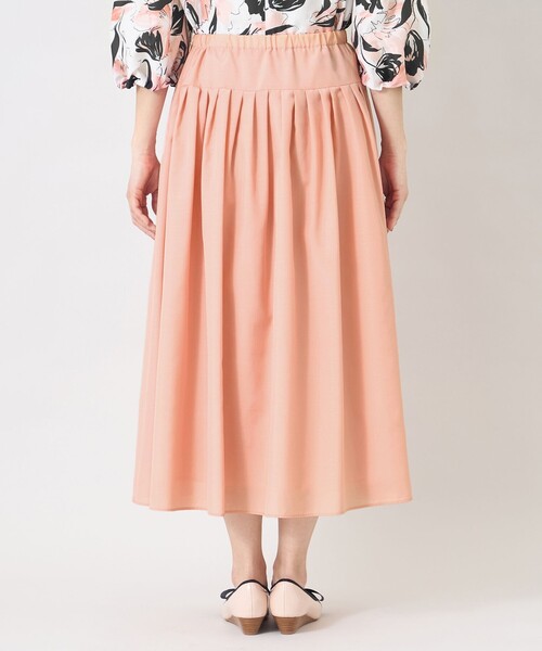 TO BE CHIC(トゥー ビー シック)の「ブライトクロスリボンタック スカート(スカート・レディース・ブラック/ピンク系その他2/ベージュ・40)」の9枚目の写真