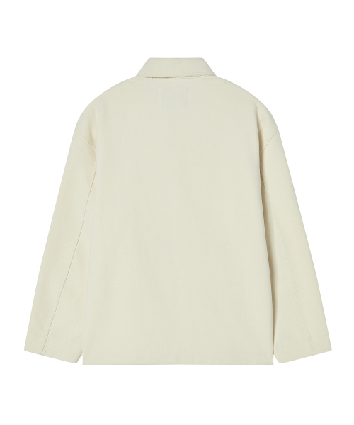 Beyond Closet（-）の「[COLLECTION LINE] カットカラー テーラード コットンジャケット アイボリー（その他アウター・メンズ・その他・LARGE/MEDIUM）」の3枚目の写真