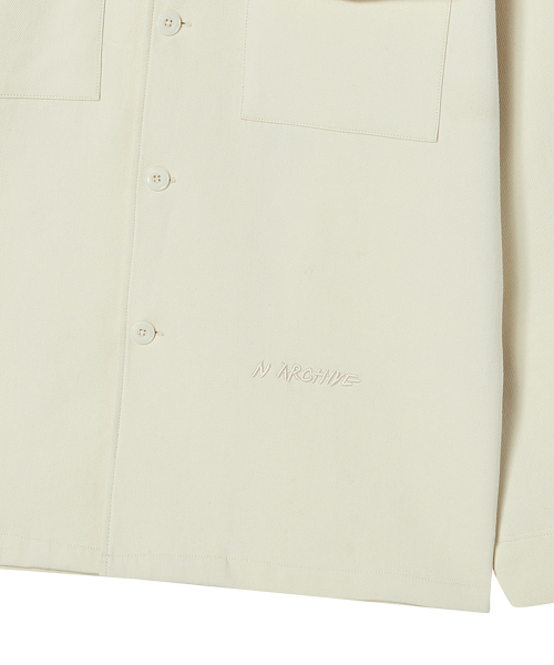 Beyond Closet（-）の「[COLLECTION LINE] カットカラー テーラード コットンジャケット アイボリー（その他アウター・メンズ・その他・LARGE/MEDIUM）」の6枚目の写真