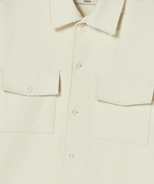 Beyond Closet（-）の「[COLLECTION LINE] カットカラー テーラード コットンジャケット アイボリー（その他アウター・メンズ・その他・LARGE/MEDIUM）」の7枚目の写真