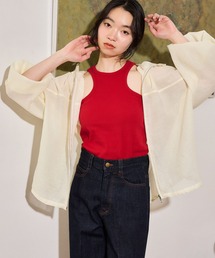 mysty woman | シアーフードブルゾン 666530(パーカー)