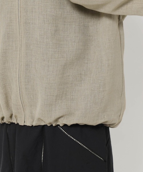 mysty woman（ミスティウーマン）の「シアーフードブルゾン 666530（パーカー・レディース・ベージュ/アイボリー/ブラック・FREE）」の14枚目の写真