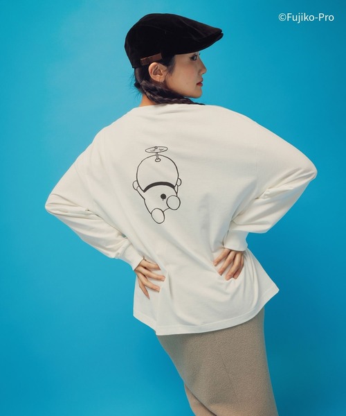 GLOBAL WORK(グローバルワーク)の「ドラえもん/ヘビロッTEE長袖/646963(Tシャツ/カットソー・メンズ・ダークグレー/ホワイト・MEDIUM/LARGE)」の7枚目の写真