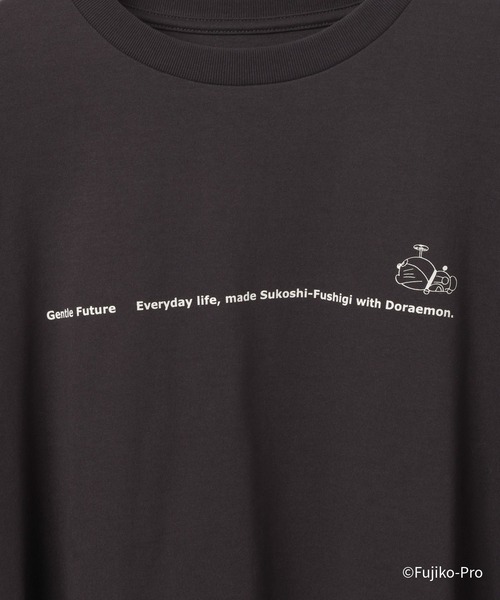 GLOBAL WORK(グローバルワーク)の「ドラえもん/ヘビロッTEE長袖/646963(Tシャツ/カットソー・メンズ・ダークグレー/ホワイト・MEDIUM/LARGE)」の20枚目の写真