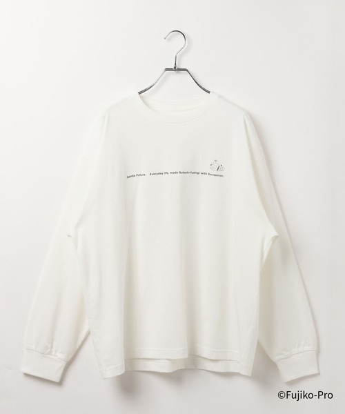 GLOBAL WORK(グローバルワーク)の「ドラえもん/ヘビロッTEE長袖/646963(Tシャツ/カットソー・メンズ・ダークグレー/ホワイト・MEDIUM/LARGE)」の10枚目の写真