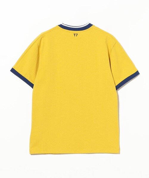 BEAMS BOY（ビームスボーイ）の「PUMA / T7 リンガー Tシャツ（Tシャツ/カットソー・レディース・ホワイト/イエロー・SMALL）」の9枚目の写真