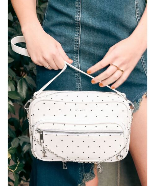 EVRIS（エヴリス）の「CHARMハンドBAG（ハンドバッグ・レディース・イエロー/ブラック/ホワイト・FREE）」の10枚目の写真