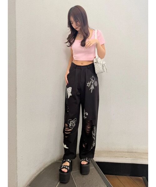 EVRIS（エヴリス）の「CHARMハンドBAG（ハンドバッグ・レディース・イエロー/ブラック/ホワイト・FREE）」の16枚目の写真