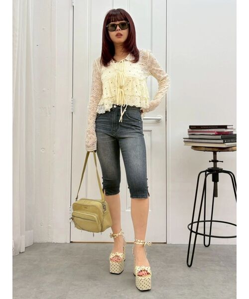 EVRIS（エヴリス）の「CHARMハンドBAG（ハンドバッグ・レディース・イエロー/ブラック/ホワイト・FREE）」の21枚目の写真