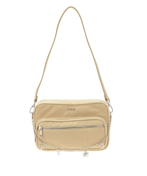 EVRIS(エヴリス)の「【500mlペットボトルも入る!】CHARMハンドBAG ドット柄(ハンドバッグ・レディース・イエロー/ブラック/ホワイト・FREE)」の13枚目の写真