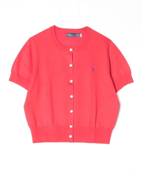 コットンブレンド ショートスリーブ カーディガン POLO RALPH LAUREN（ポロ ラルフ ローレン）の「コットンブレンド
