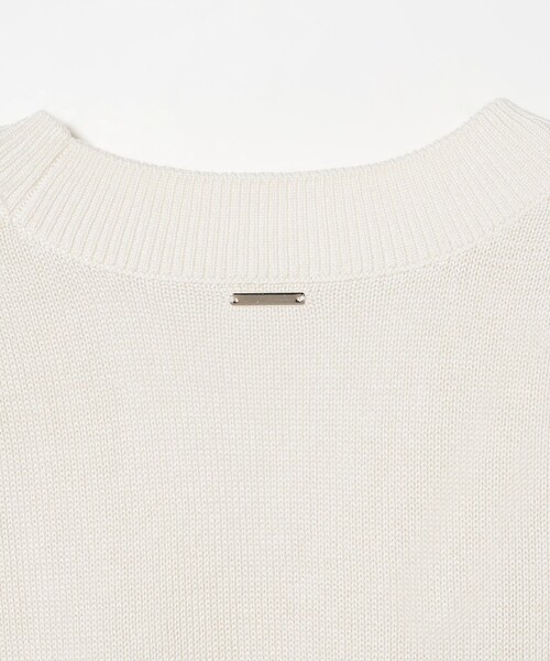 Demi-Luxe BEAMS(デミルクス ビームス)の「【5/14値下げ】コットンシルク Vネック プルオーバー(ニット/セーター・レディース・オフホワイト/ベージュ・ONE SIZE)」の13枚目の写真
