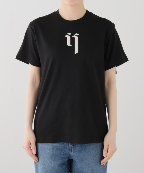 irojikake(イロジカケ)の「【irojikake/イロジカケ】 ORGANIC COTTON IJ T-SHIRT(Tシャツ/カットソー・レディース・ブラック/ホワイト・SMALL)」の5枚目の写真