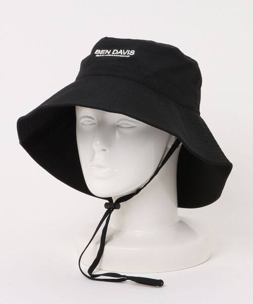BEN DAVIS（ベンデイビス）の「LONG BRIM NYLON SUN HAT/95％以上 UVカット 接触冷感（ハット・レディース・ベージュ/ブラック/ライトベージュ・FREE）」の16枚目の写真