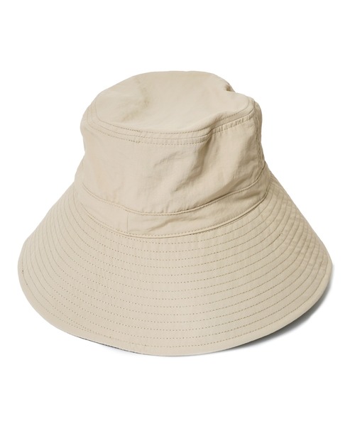 BEN DAVIS（ベンデイビス）の「LONG BRIM NYLON SUN HAT/95％以上 UVカット 接触冷感（ハット・レディース・ベージュ/ブラック/ライトベージュ・FREE）」の15枚目の写真
