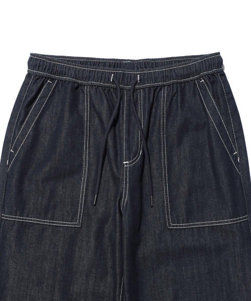 Wacky WiLLy（ワッキーウィリー）の「[26SS] イージーデニムパンツ インディゴ（デニムパンツ・レディース・その他・SMALL/MEDIUM/LARGE/X-LARGE）」の4枚目の写真