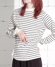 "02"≪Robert P. Miller≫パックT パネルリブ 長袖 Tシャツ