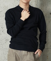 "02"≪Robert P. Miller≫パックT パネルリブ 長袖 Tシャツ