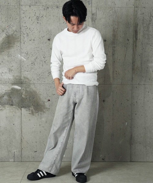 MILLER(ミラー)の「"02"≪Robert P. Miller≫パックT パネルリブ 長袖 Tシャツ(Tシャツ/カットソー・メンズ・ブラック/ブラック×グレー/グレー/ブラウン系1/オフホワイト・XL/L/M)」の11枚目の写真