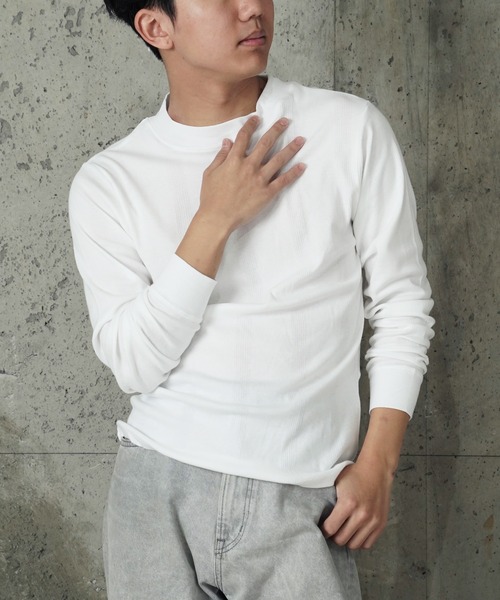 MILLER(ミラー)の「"02"≪Robert P. Miller≫パックT パネルリブ 長袖 Tシャツ(Tシャツ/カットソー・メンズ・ブラック/ブラック×グレー/グレー/ブラウン系1/オフホワイト・XL/L/M)」の12枚目の写真