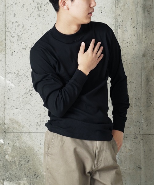 MILLER(ミラー)の「"02"≪Robert P. Miller≫パックT パネルリブ 長袖 Tシャツ(Tシャツ/カットソー・メンズ・ブラック/ブラック×グレー/グレー/ブラウン系1/オフホワイト・XL/L/M)」の14枚目の写真