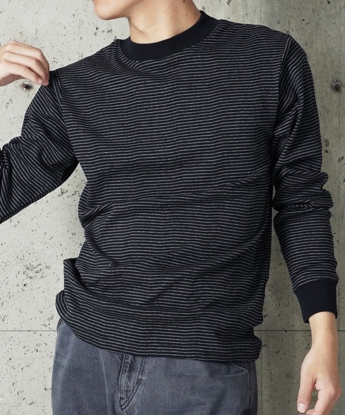 MILLER(ミラー)の「"02"≪Robert P. Miller≫パックT パネルリブ 長袖 Tシャツ(Tシャツ/カットソー・メンズ・ブラック/ブラック×グレー/グレー/ブラウン系1/オフホワイト・XL/L/M)」の17枚目の写真