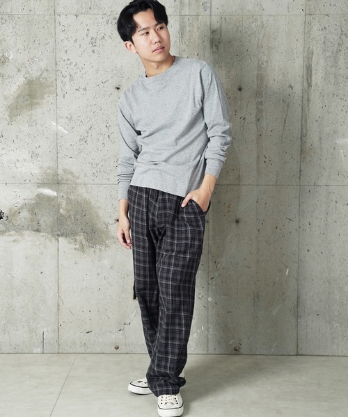 MILLER(ミラー)の「"02"≪Robert P. Miller≫パックT パネルリブ 長袖 Tシャツ(Tシャツ/カットソー・メンズ・ブラック/ブラック×グレー/グレー/ブラウン系1/オフホワイト・XL/L/M)」の18枚目の写真