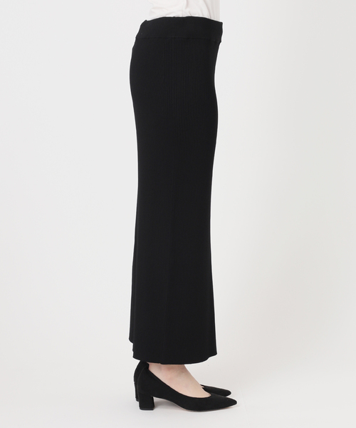 VERMEIL par iena（ヴェルメイユパーイエナ）の「RIBタイトスカート（スカート・レディース・ブラック・FREE）」の10枚目の写真