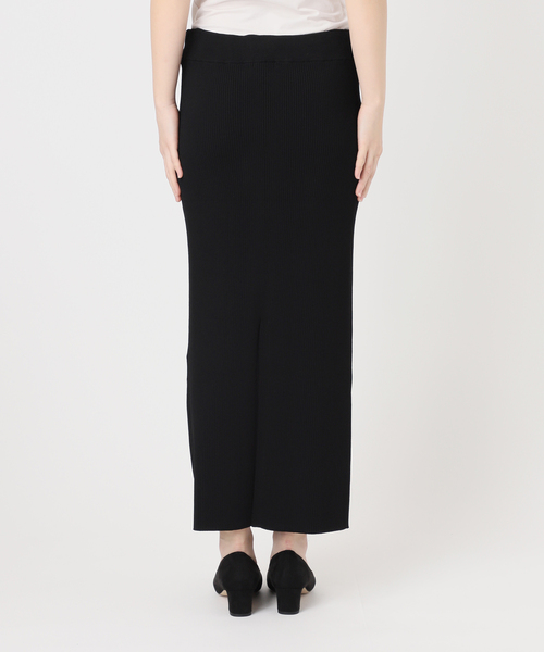 VERMEIL par iena（ヴェルメイユパーイエナ）の「RIBタイトスカート（スカート・レディース・ブラック・FREE）」の9枚目の写真