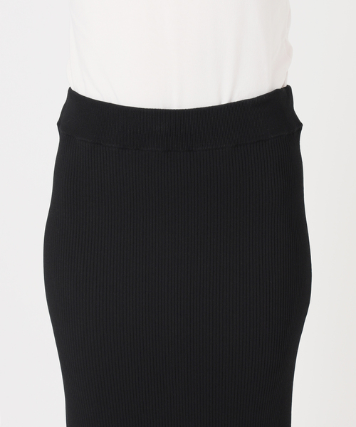 VERMEIL par iena（ヴェルメイユパーイエナ）の「RIBタイトスカート（スカート・レディース・ブラック・FREE）」の8枚目の写真