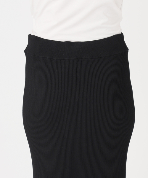 VERMEIL par iena（ヴェルメイユパーイエナ）の「RIBタイトスカート（スカート・レディース・ブラック・FREE）」の7枚目の写真