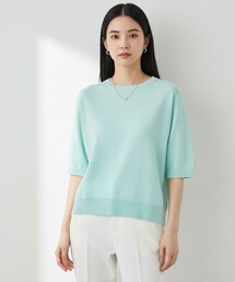 【新色追加】スゴ機能美ニット ハーフスリーブ