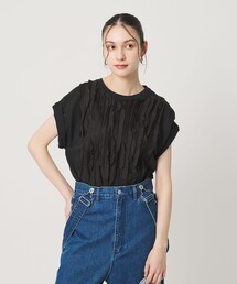 dahl'ia（ダリア）の「【WEB限定】＜dahl’ia＞リメイク ショートスリーブ Tシャツ（Tシャツ/カットソー）」