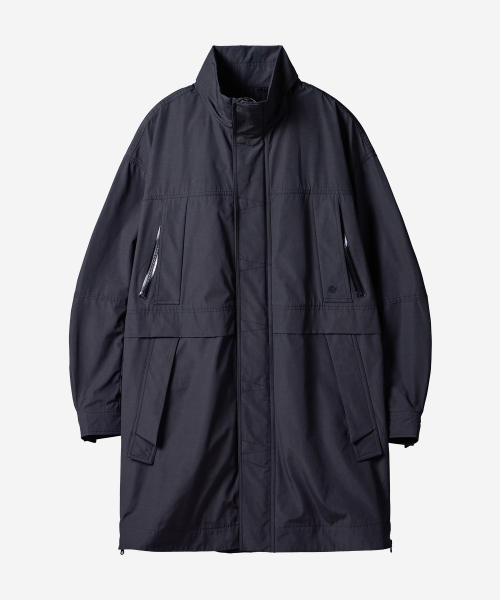 KALAPATTHAR(カラパタール)の「Poly Cotton RIB Double Placket Long-Jacket - GREY(ナイロンジャケット・メンズ・その他・MEDIUM/LARGE)」の4枚目の写真