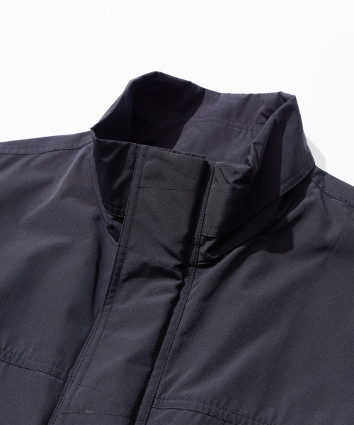KALAPATTHAR(カラパタール)の「Poly Cotton RIB Double Placket Long-Jacket - GREY(ナイロンジャケット・メンズ・その他・MEDIUM/LARGE)」の6枚目の写真