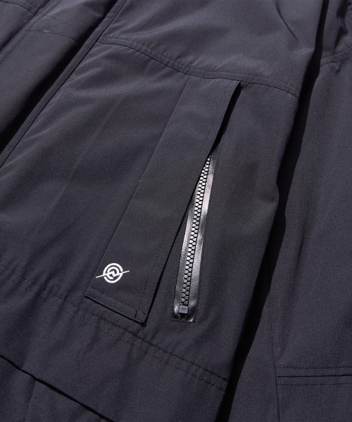 KALAPATTHAR(カラパタール)の「Poly Cotton RIB Double Placket Long-Jacket - GREY(ナイロンジャケット・メンズ・その他・MEDIUM/LARGE)」の7枚目の写真