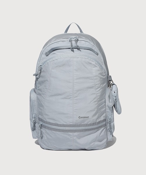COVERNAT(カバーナット)の「LIGHT NYLON BACKPACK(バックパック/リュック・メンズ・スカイブルー/アイボリー/ブラック・FREE)」の3枚目の写真