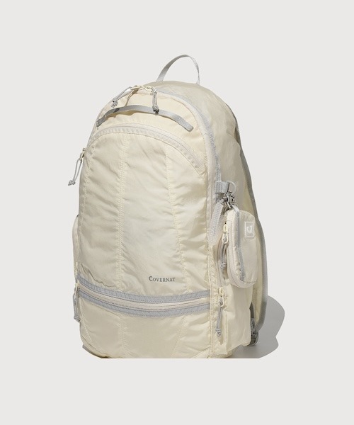 COVERNAT(カバーナット)の「LIGHT NYLON BACKPACK(バックパック/リュック・メンズ・スカイブルー/アイボリー/ブラック・FREE)」の9枚目の写真