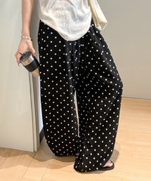 Dot loose pants