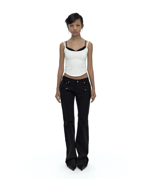 KASHIKO(カシコ)の「Nessa Lace Top White(Tシャツ/カットソー・レディース・その他・FREE)」の2枚目の写真