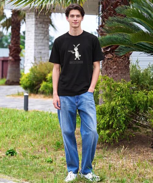 DRESSTERIOR(ドレステリア)の「【接触冷感/抗菌防臭/消臭】ICE CLEAR COTTON ガンラビットTシャツ(Tシャツ/カットソー・メンズ・ブラック/グリーン/ホワイト/スミクロ・90/91/92/94)」の12枚目の写真