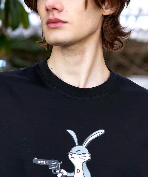 DRESSTERIOR(ドレステリア)の「【接触冷感/抗菌防臭/消臭】ICE CLEAR COTTON ガンラビットTシャツ(Tシャツ/カットソー・メンズ・ブラック/グリーン/ホワイト/スミクロ・90/91/92/94)」の20枚目の写真