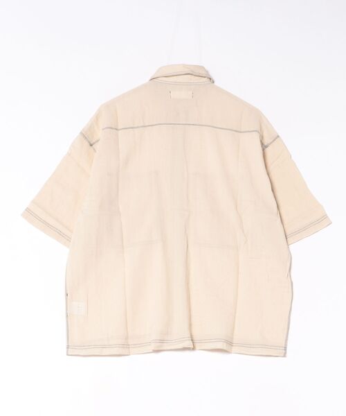 many men many mind(メニーメンメニーマインド)の「MANYMENMANYMINDS / 2.2ozデニム/レギュラーカラーシャツ(シャツ/ブラウス・メンズ・ライトベージュ/ブルー/ブラック・LARGE/MEDIUM)」の4枚目の写真