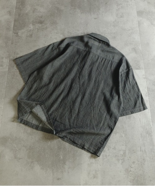 many men many mind(メニーメンメニーマインド)の「MANYMENMANYMINDS / 2.2ozデニム/レギュラーカラーシャツ(シャツ/ブラウス・メンズ・ライトベージュ/ブルー/ブラック・LARGE/MEDIUM)」の8枚目の写真