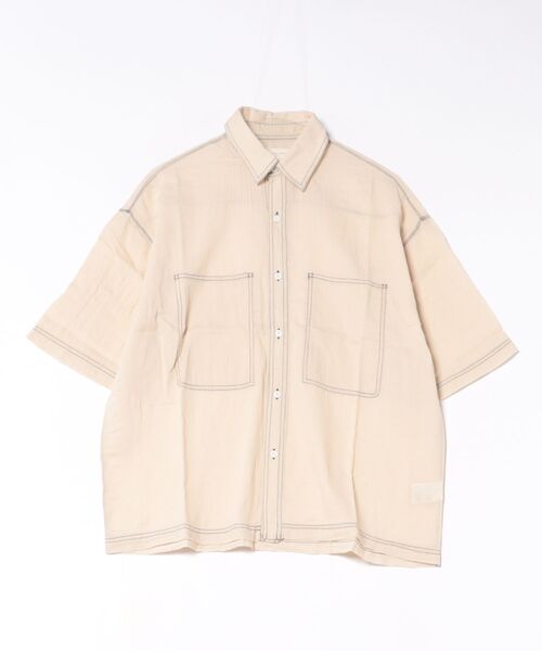 many men many mind(メニーメンメニーマインド)の「MANYMENMANYMINDS / 2.2ozデニム/レギュラーカラーシャツ(シャツ/ブラウス・メンズ・ライトベージュ/ブルー/ブラック・LARGE/MEDIUM)」の6枚目の写真