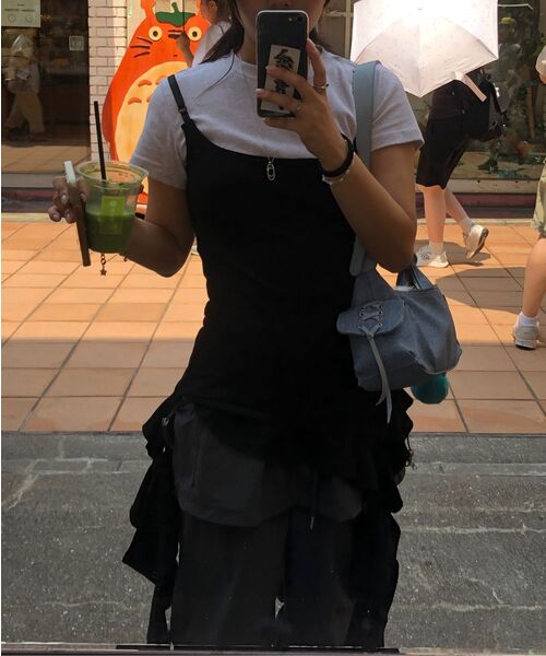 PARTIMENTO WOMEN(パルティメントウィメン)の「PW 90s ショートスリーブTシャツ_10カラー(Tシャツ/カットソー・レディース・ホワイト/スカイブルー/ブラック/グレー/ブルー/ピンク系その他/チャコール・FREE)」の19枚目の写真